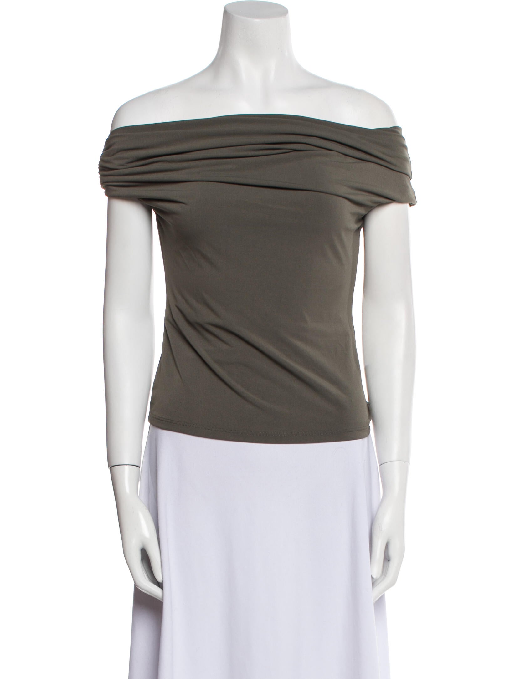 Paris Georgia Off-The-Shoulder Short Sleeve Top