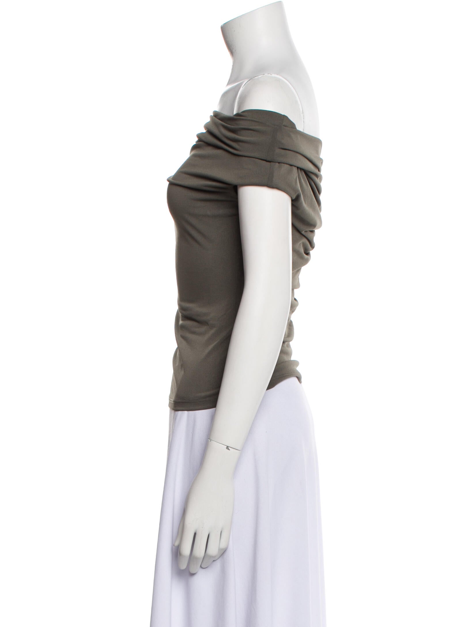 Paris Georgia Off-The-Shoulder Short Sleeve Top