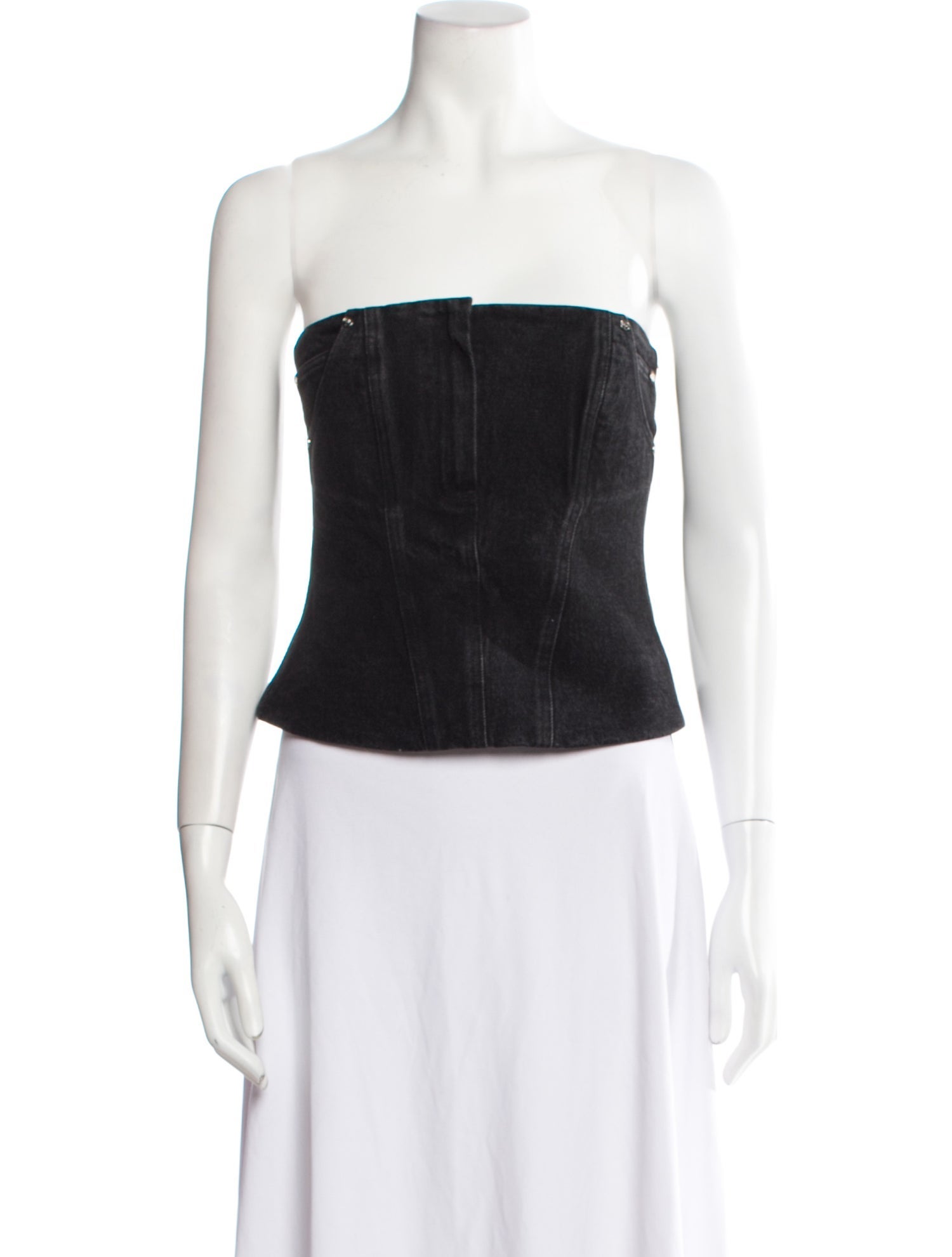 Paris Georgia Strapless Crop Top