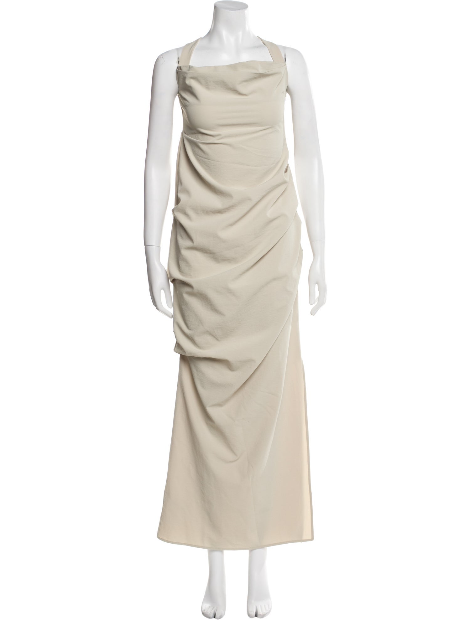 Paris Georgia Square Neckline Long Dress