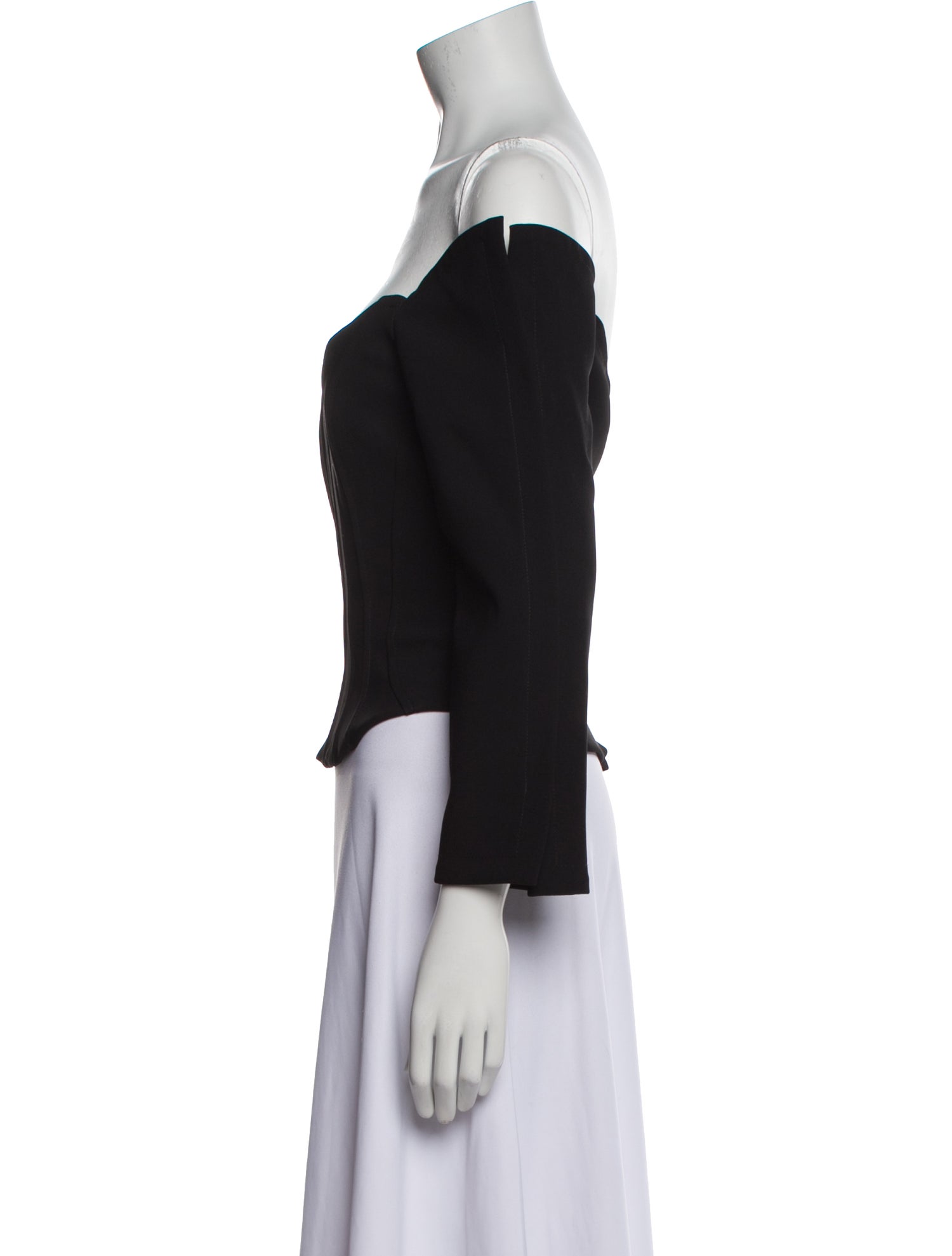 Paris Georgia Off-The-Shoulder Three-Quarter Sleeve Top