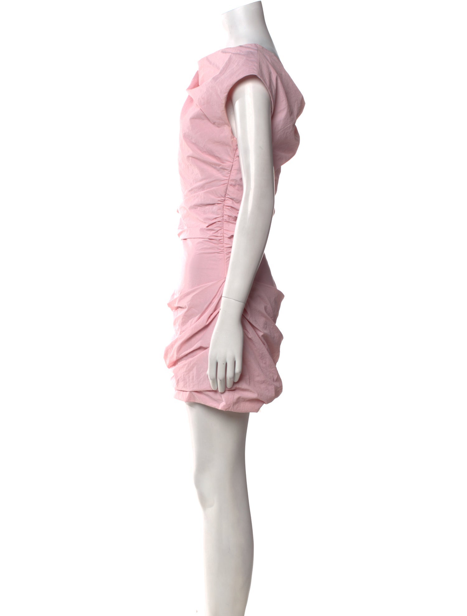 Paris Georgia Bateau Neckline Mini Dress