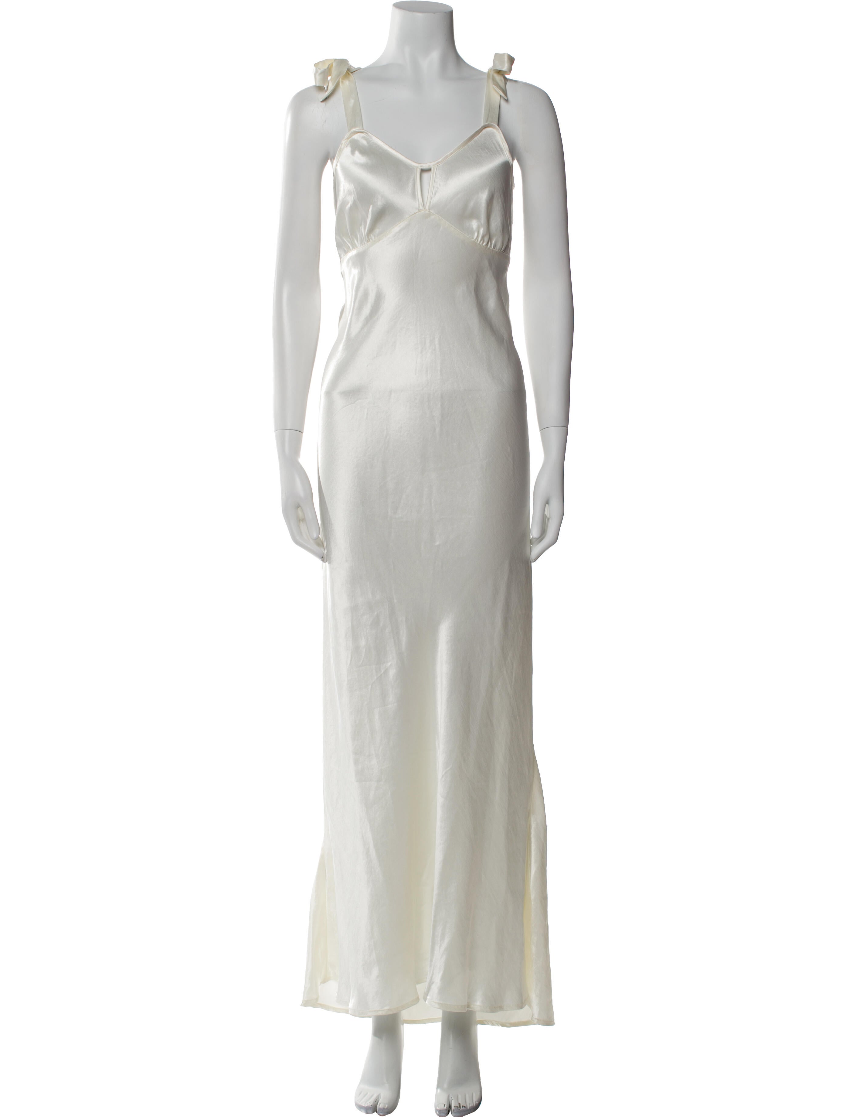 Paris Georgia V-Neck Long Dress w/ Tags