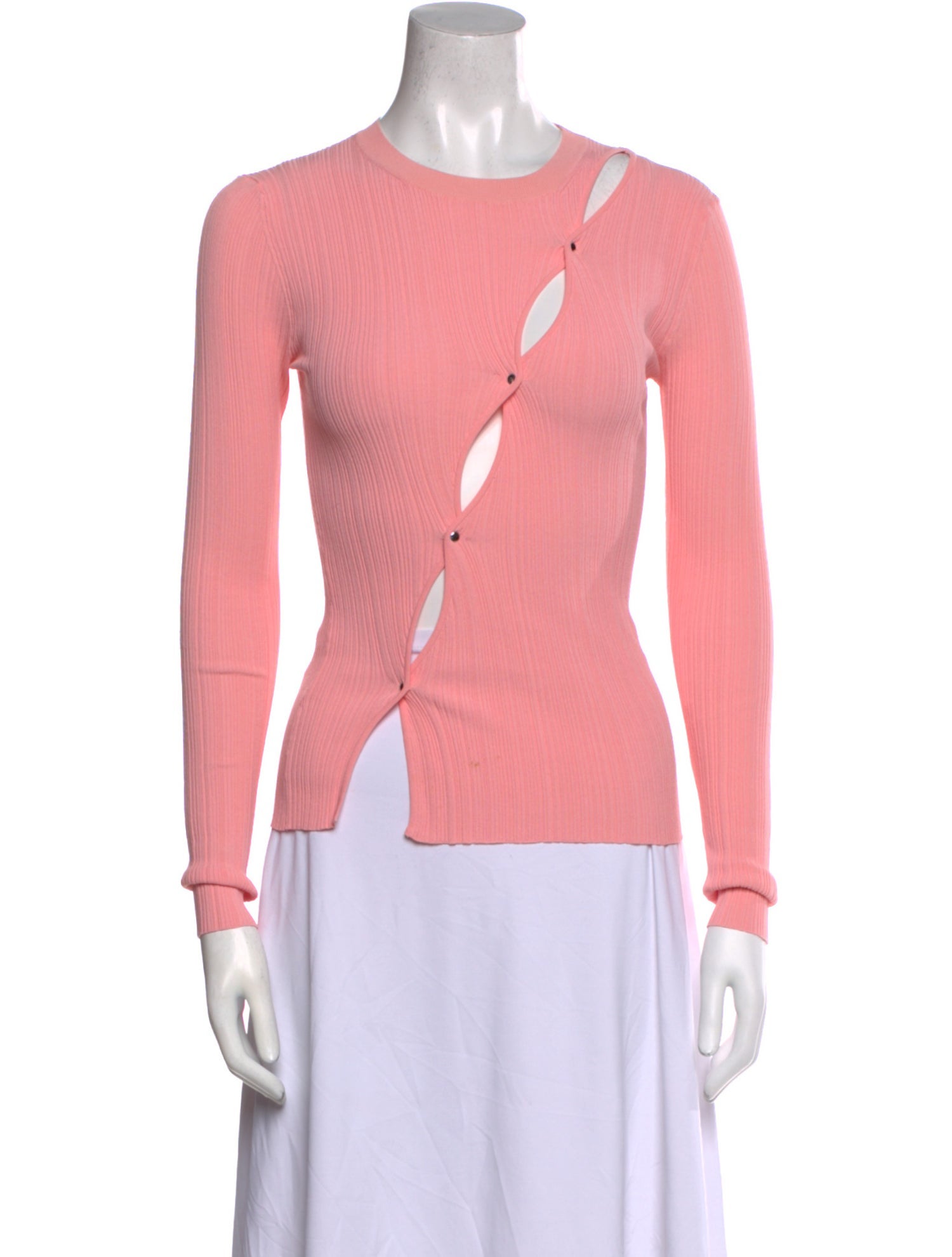 Paris Georgia Crew Neck Long Sleeve Top