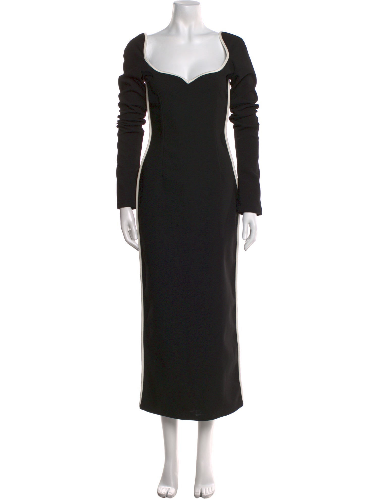 Paris Georgia Square Neckline Long Dress