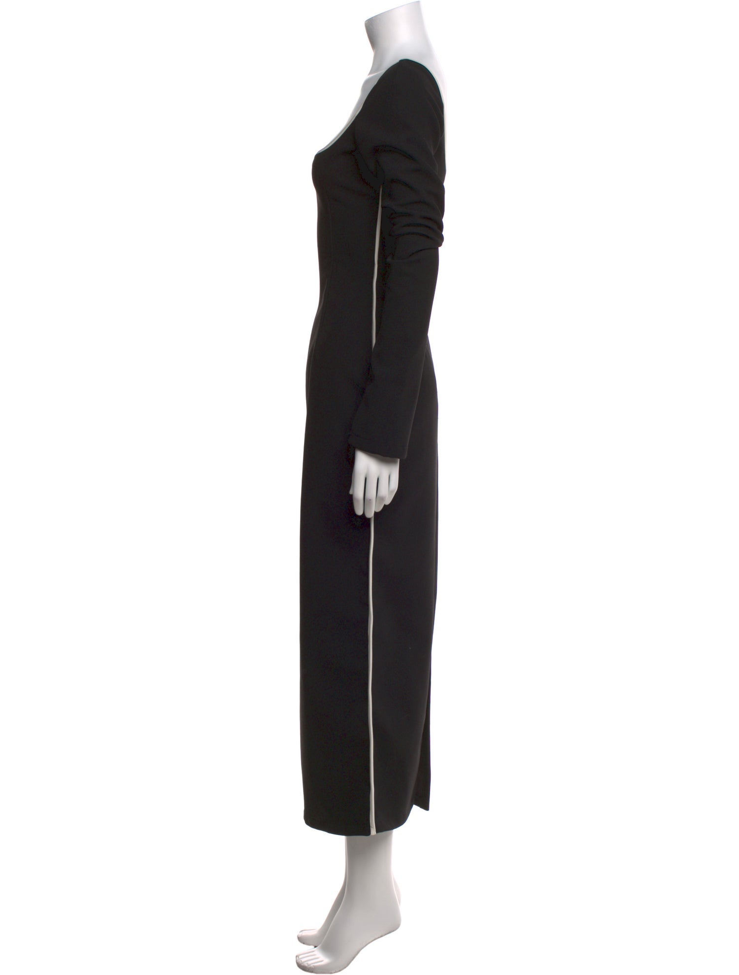 Paris Georgia Square Neckline Long Dress