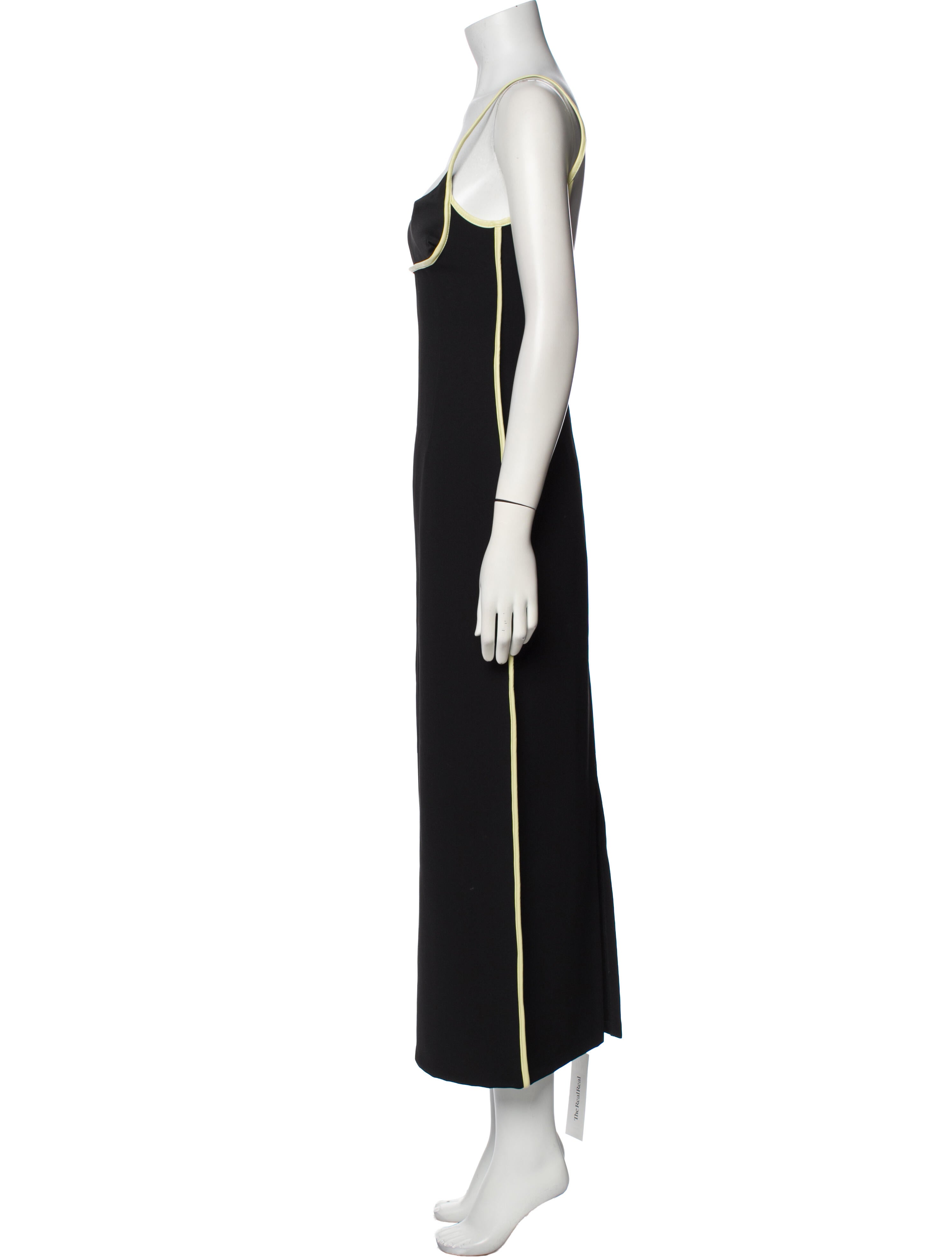 Paris Georgia Square Neckline Long Dress