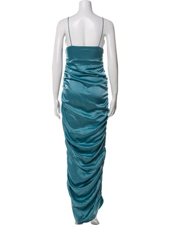 Paris Georgia Square Neckline Long Dress