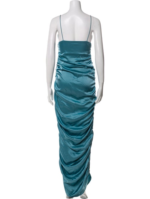 Paris Georgia Square Neckline Long Dress