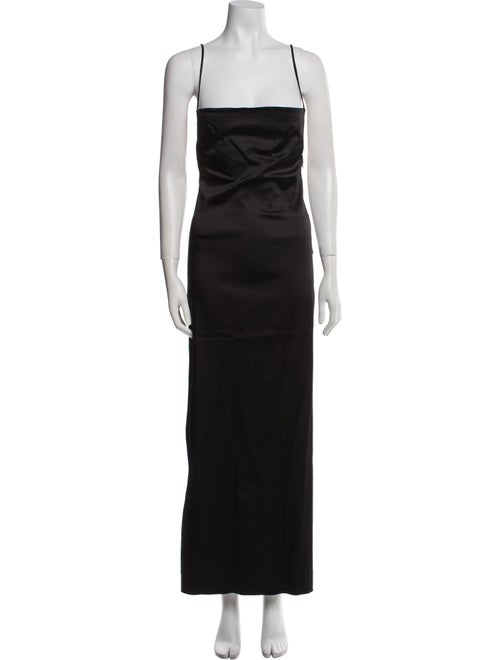 Paris Georgia Square Neckline Long Dress