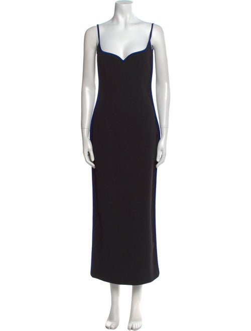 Paris Georgia Square Neckline Long Dress