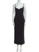Paris Georgia Square Neckline Long Dress