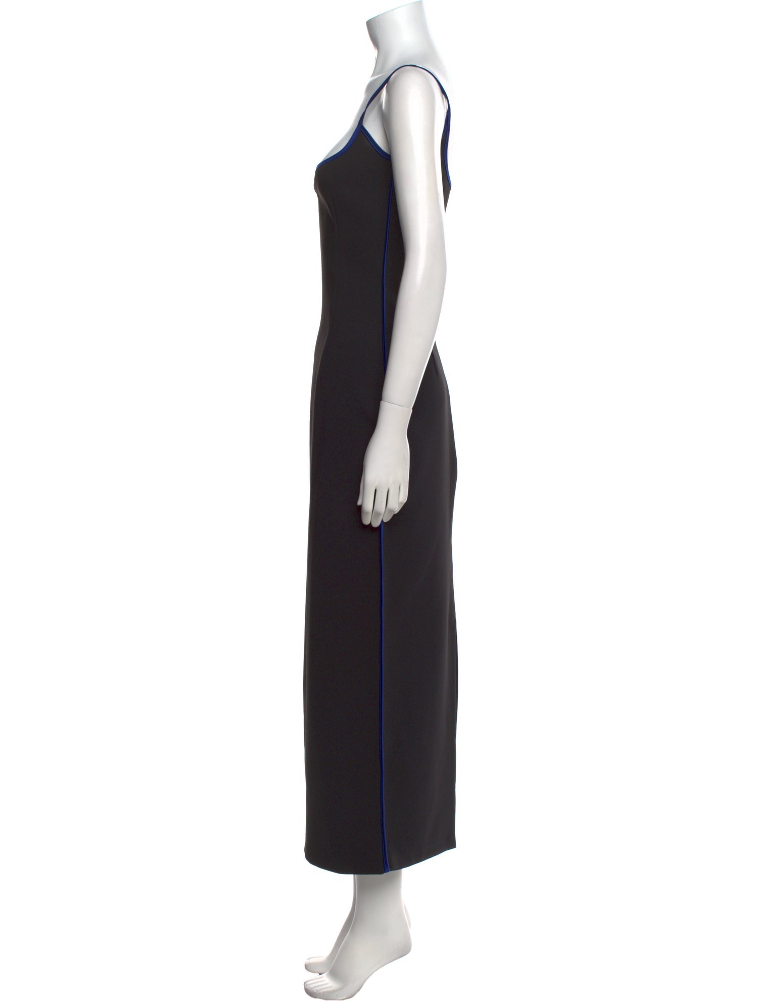 Paris Georgia Square Neckline Long Dress
