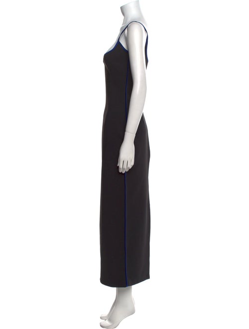 Paris Georgia Square Neckline Long Dress