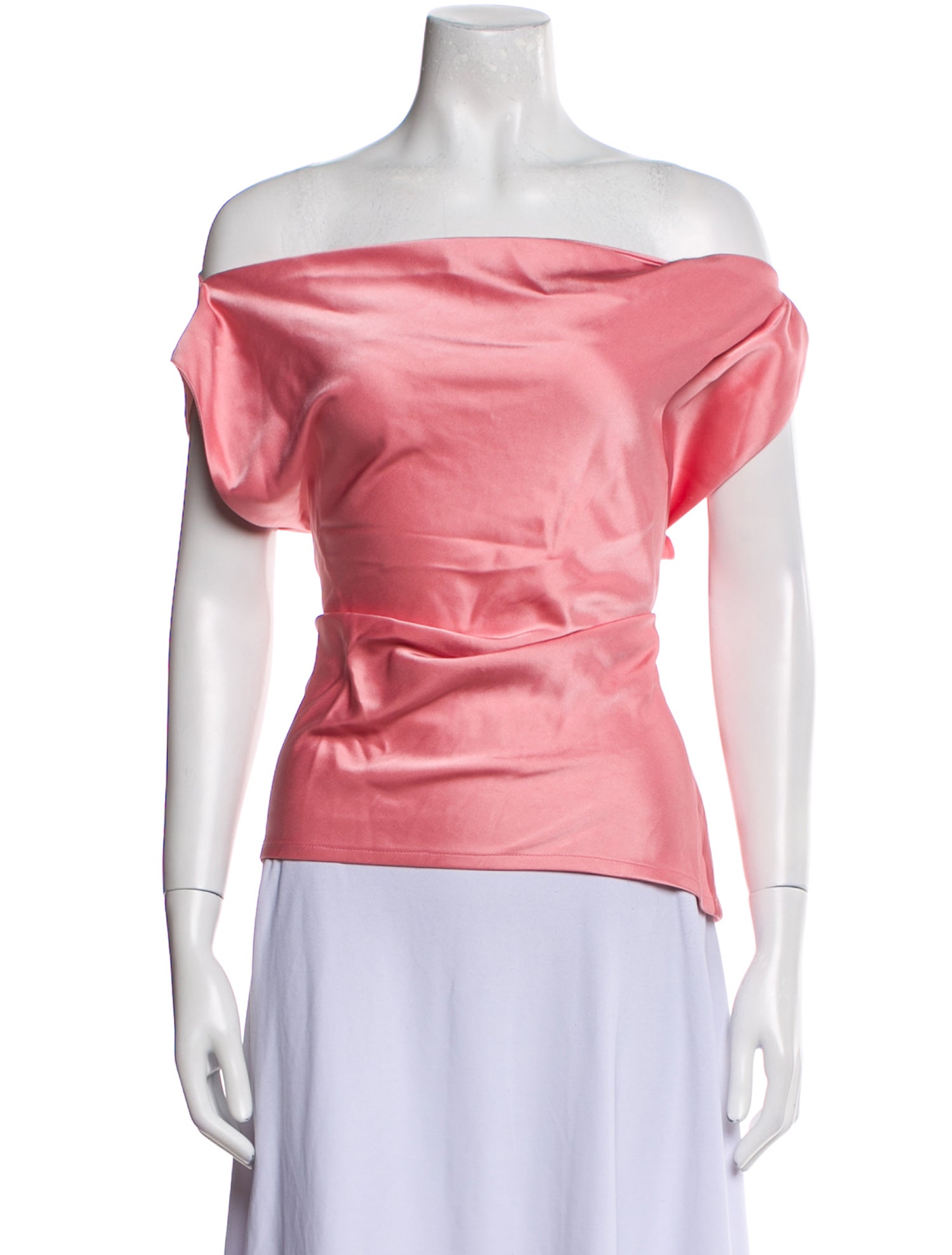 Paris Georgia Off-The-Shoulder Short Sleeve Top