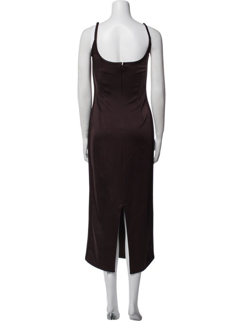 Paris Georgia Square Neckline Long Dress