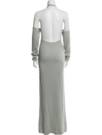 Paris Georgia Scoop Neck Long Dress