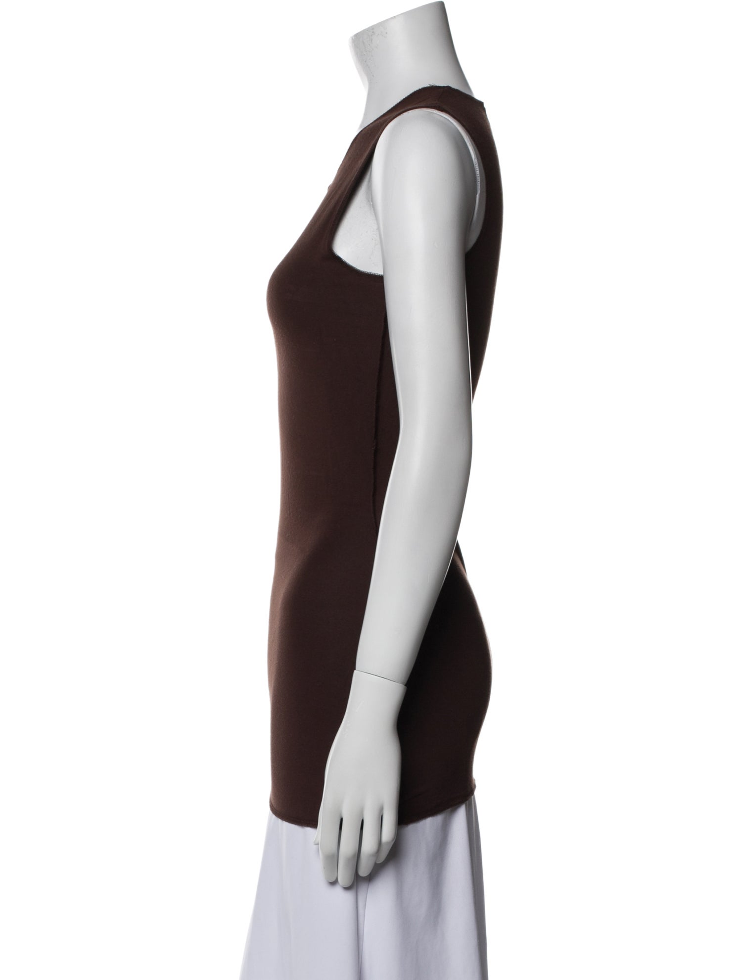 Paris Georgia Scoop Neck Sleeveless Top