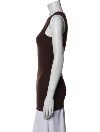 Paris Georgia Scoop Neck Sleeveless Top
