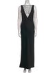 Paris Georgia Bateau Neckline Long Dress