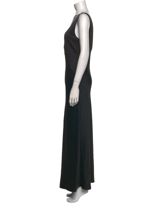 Paris Georgia Bateau Neckline Long Dress