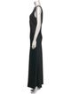 Paris Georgia Bateau Neckline Long Dress