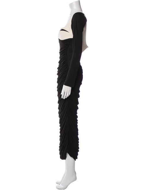 Paris Georgia Square Neckline Long Dress