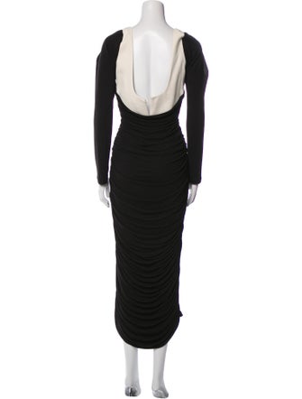 Paris Georgia Square Neckline Long Dress