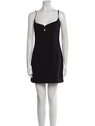Paris Georgia Square Neckline Mini Dress
