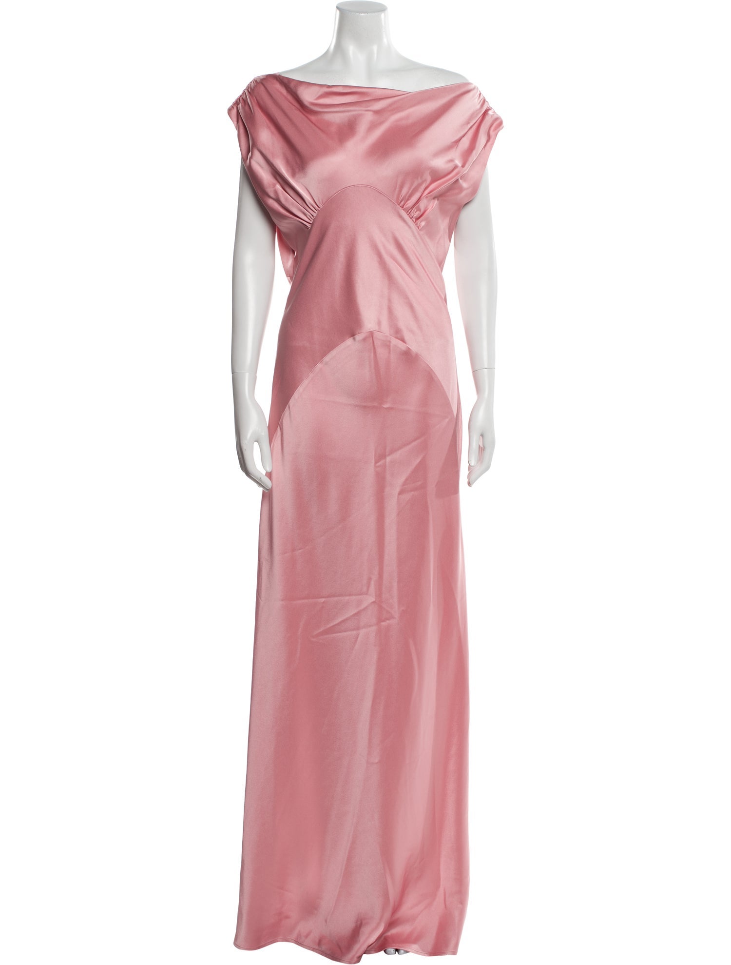 Paris Georgia Bateau Neckline Long Dress