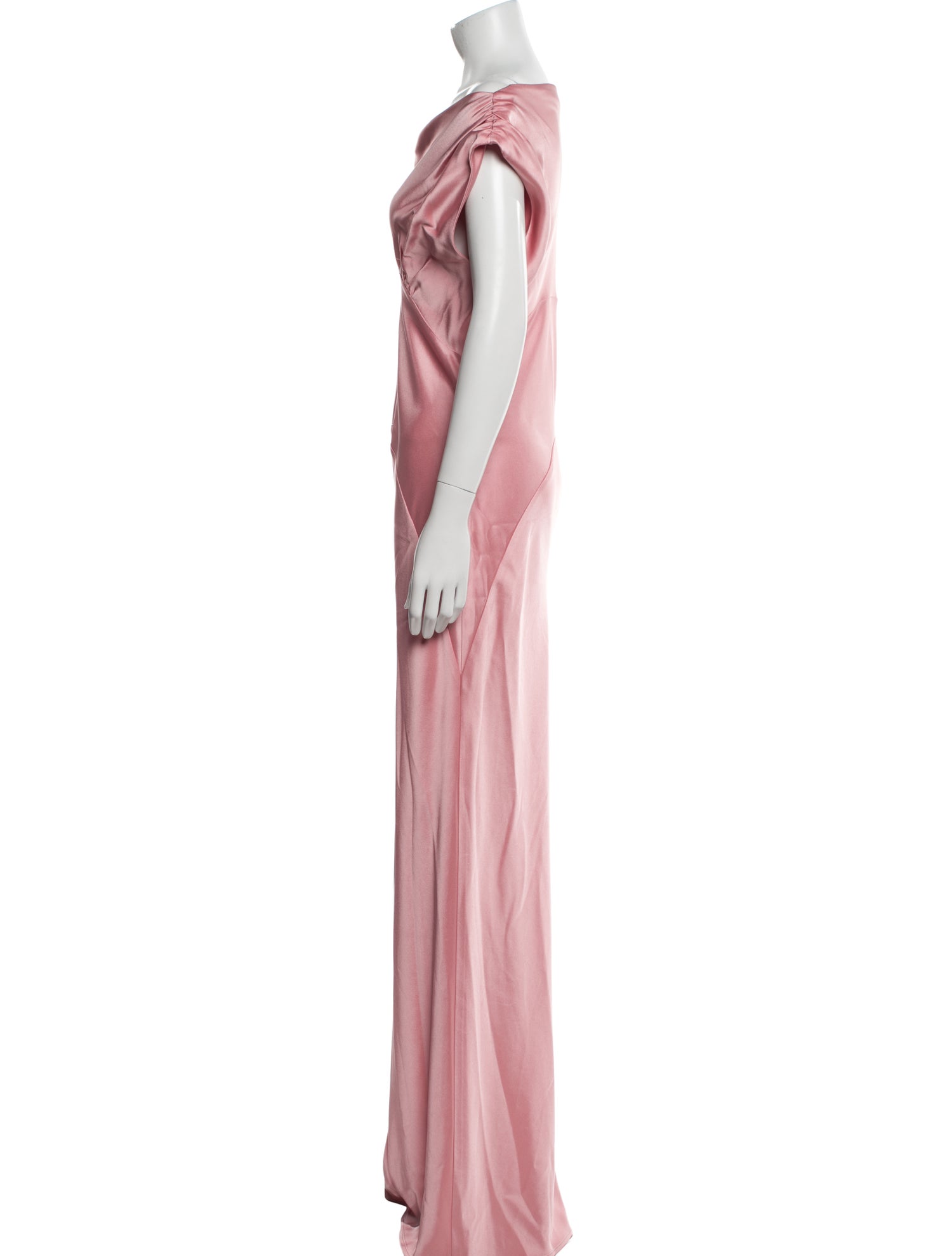 Paris Georgia Bateau Neckline Long Dress