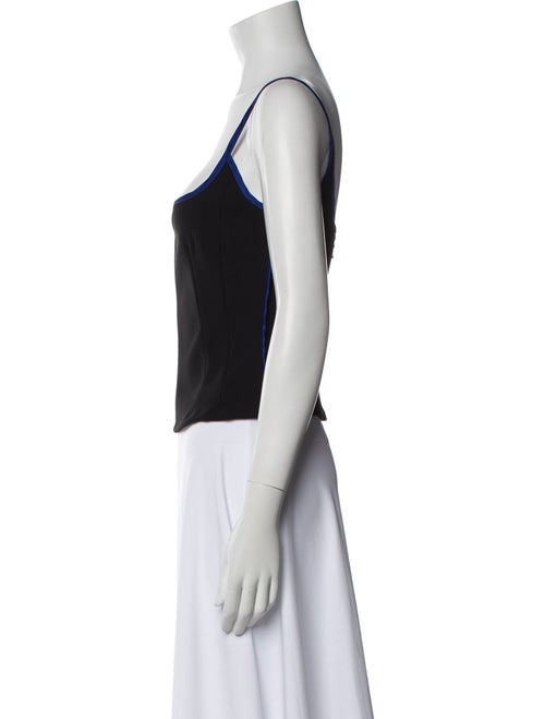 Paris Georgia Square Neckline Sleeveless Crop Top