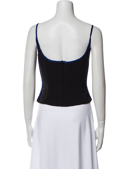 Paris Georgia Square Neckline Sleeveless Crop Top