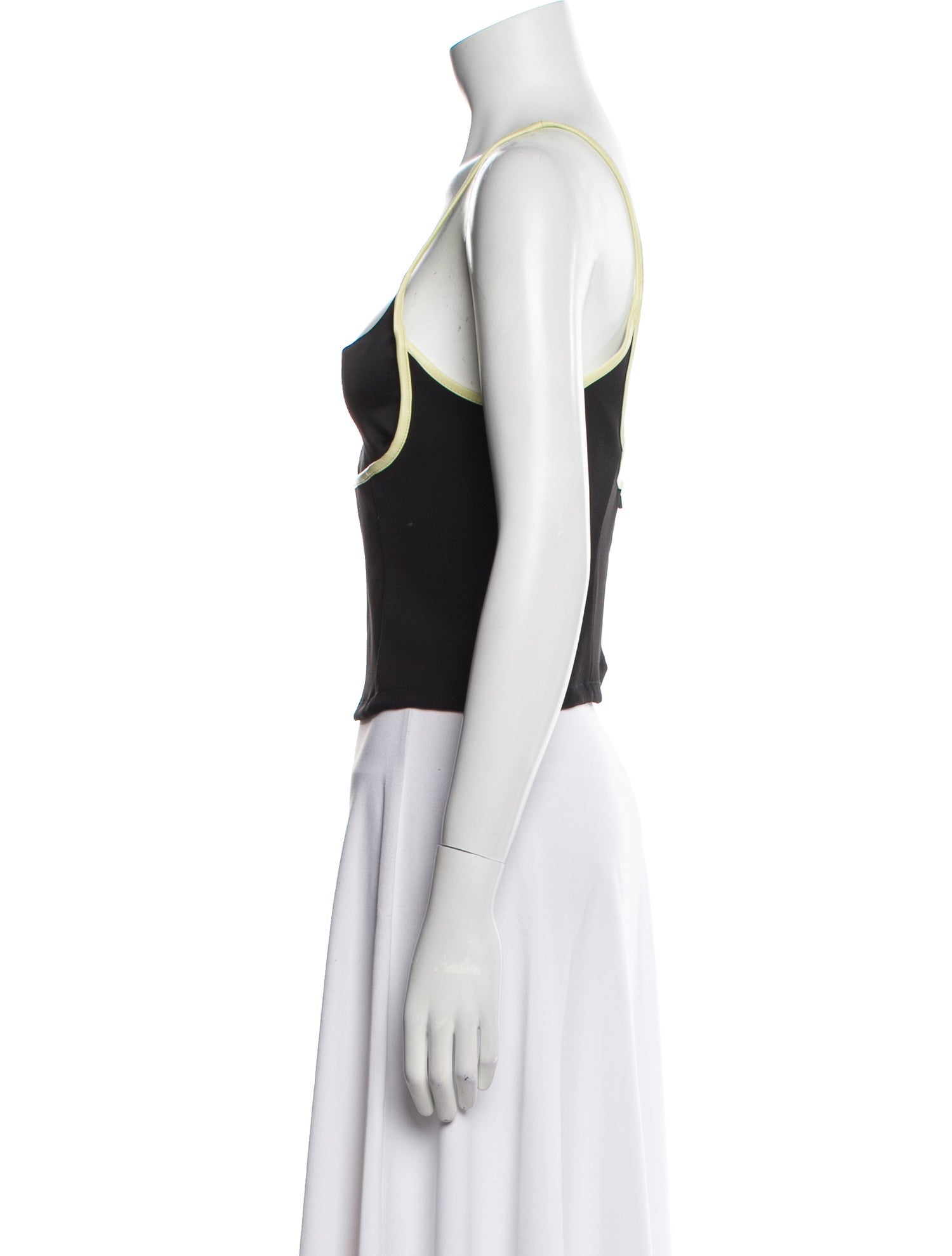 Paris Georgia Square Neckline Sleeveless Top