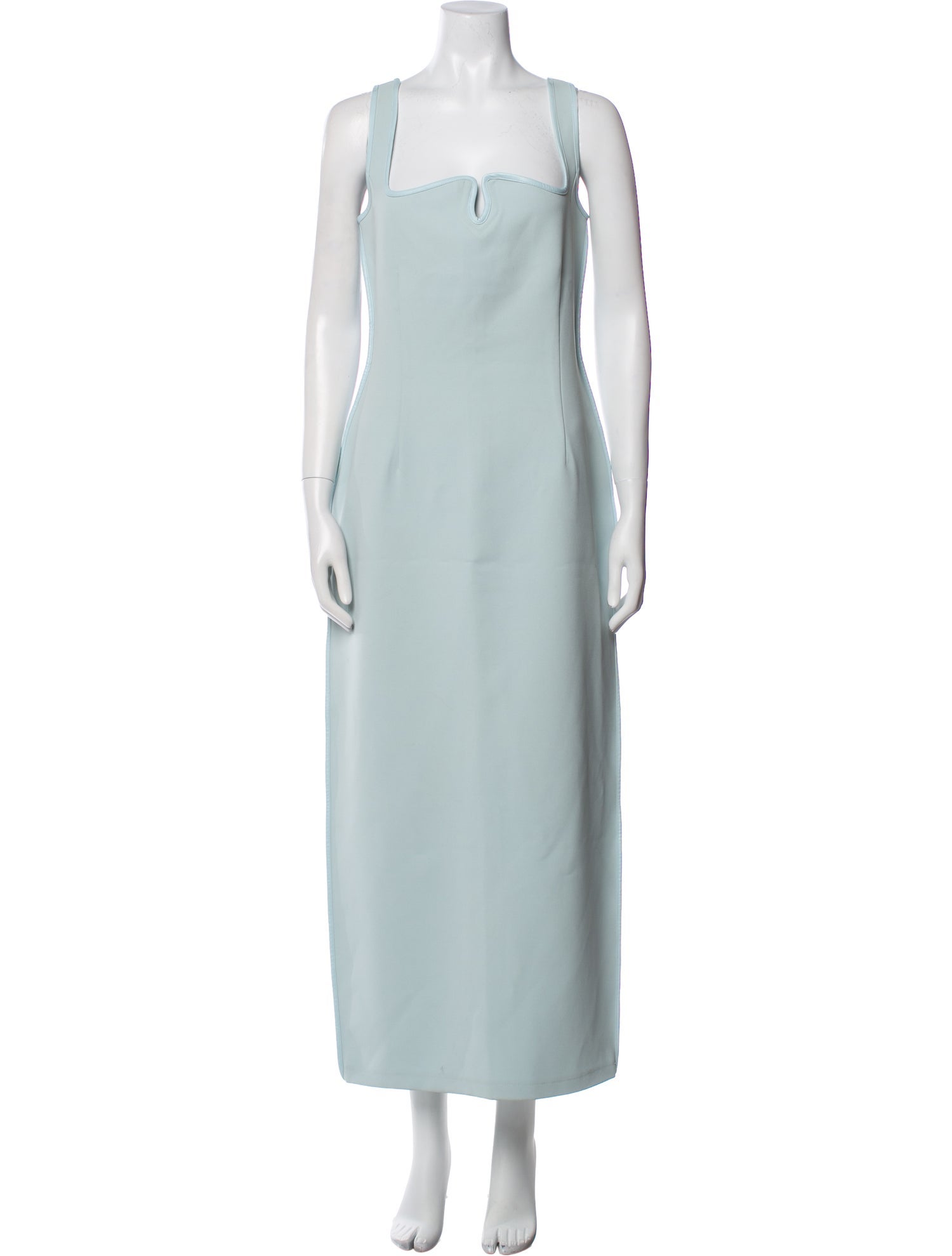 Paris Georgia Square Neckline Long Dress