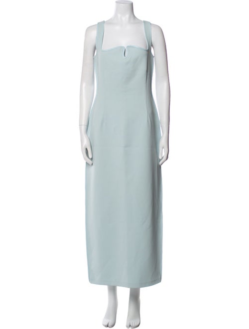 Paris Georgia Square Neckline Long Dress