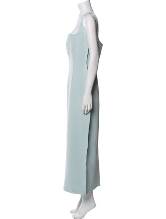 Paris Georgia Square Neckline Long Dress