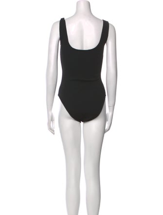 Paris Georgia Silk Square Neckline Bodysuit