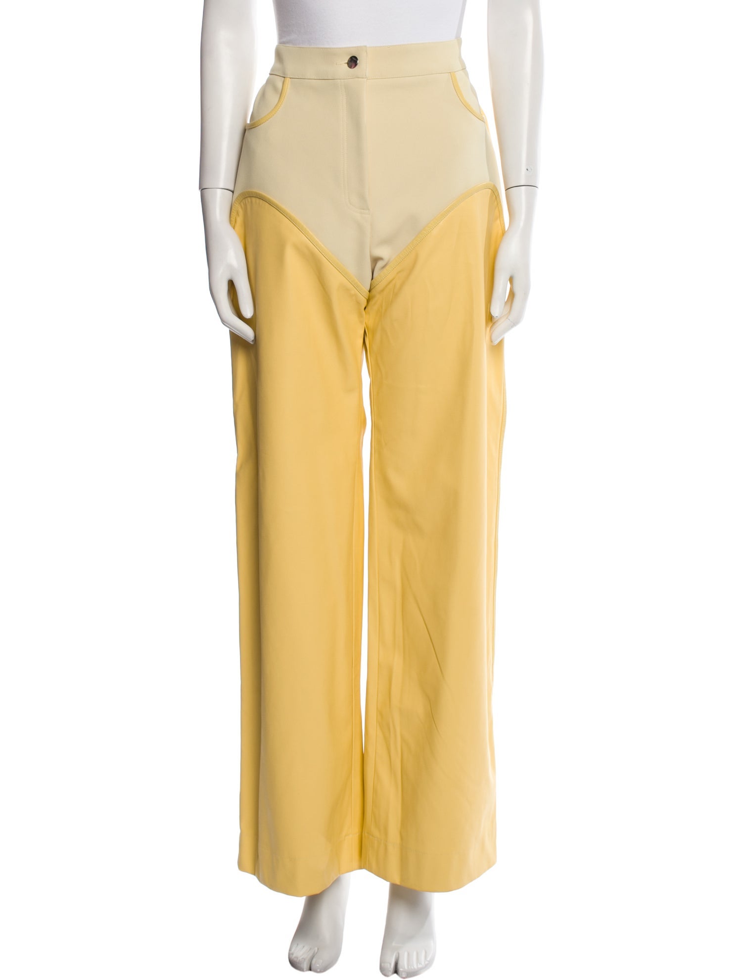 Paris Georgia Colorblock Pattern Wide Leg Pants