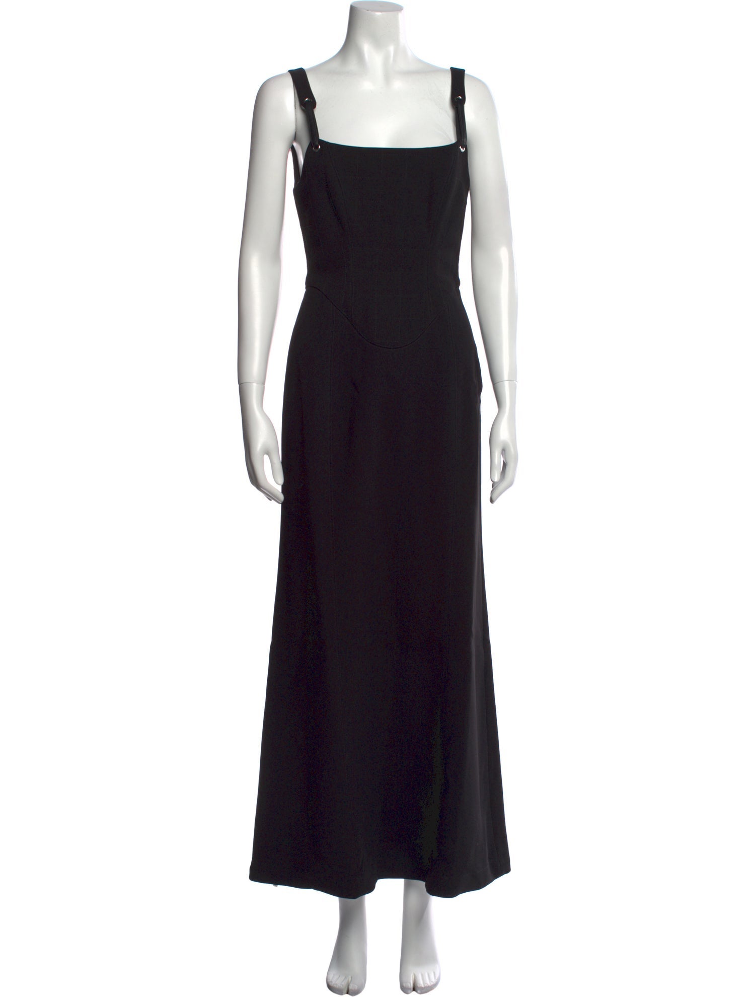 Paris Georgia Square Neckline Long Dress
