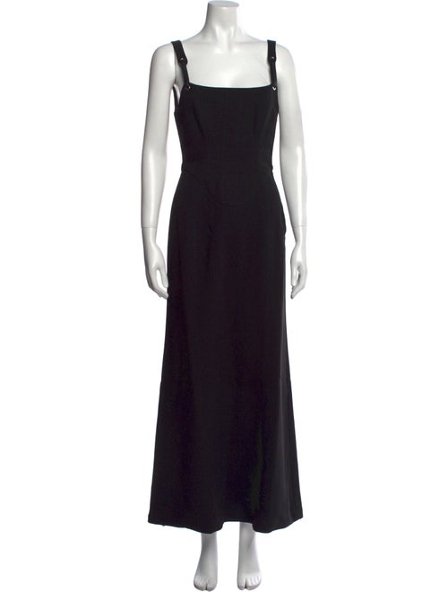 Paris Georgia Square Neckline Long Dress