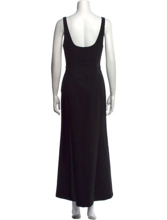 Paris Georgia Square Neckline Long Dress