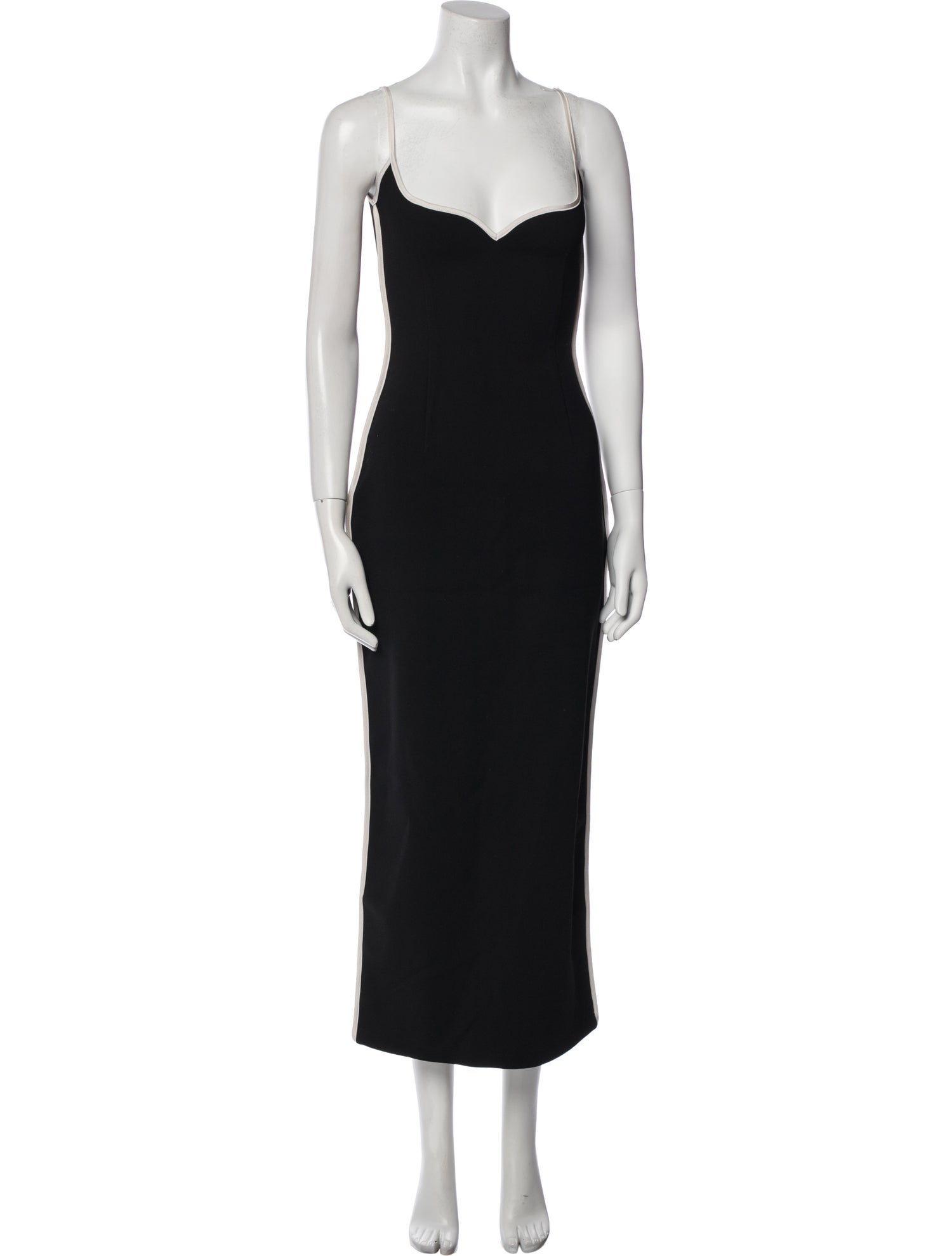 Paris Georgia Square Neckline Long Dress