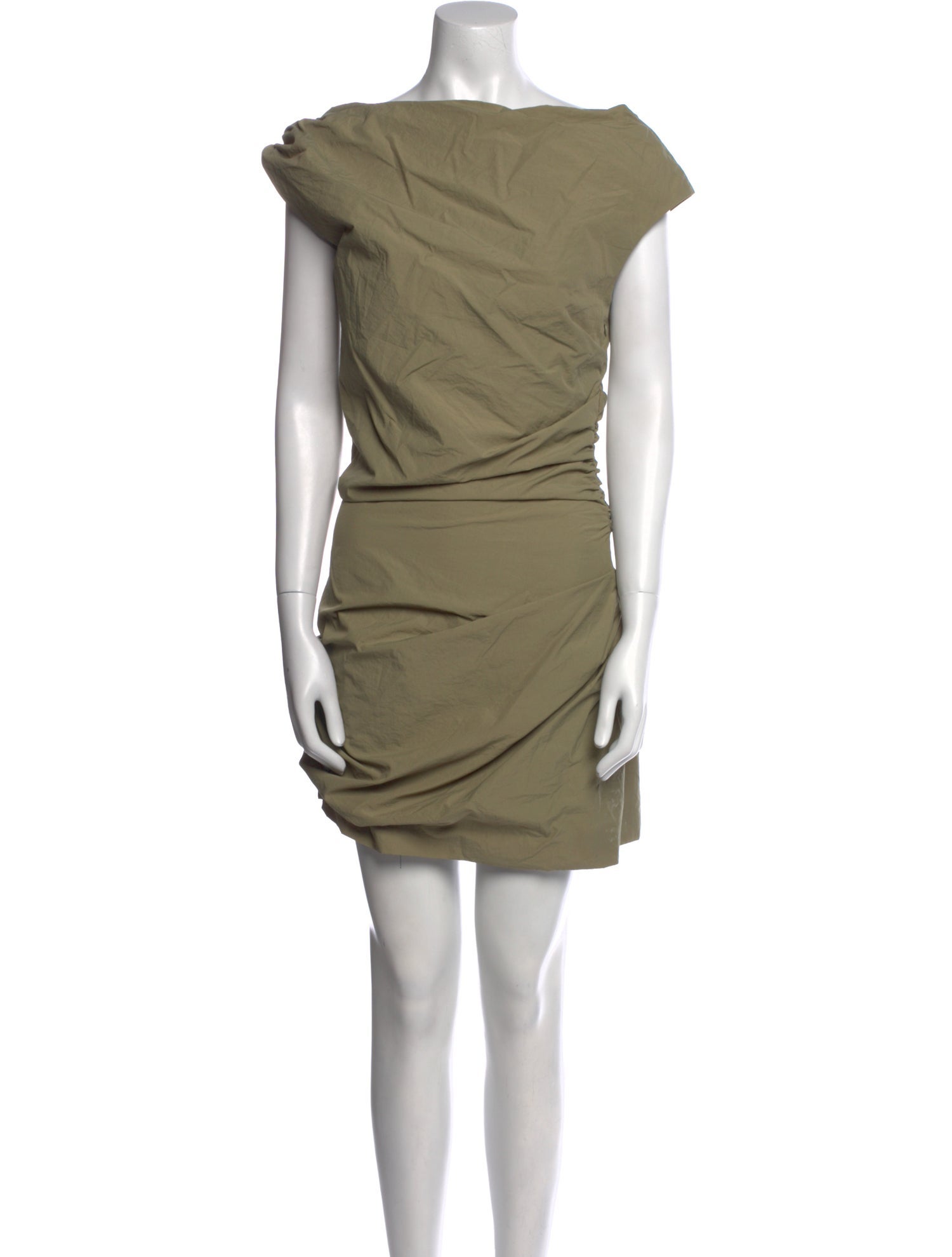 Paris Georgia Bateau Neckline Mini Dress