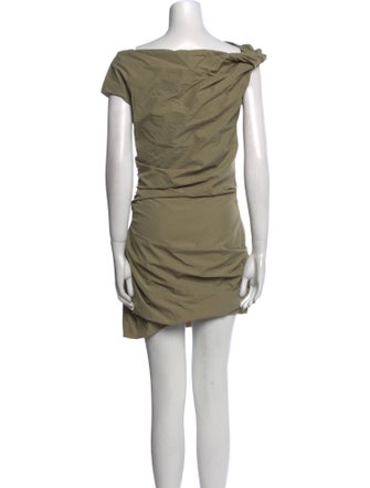 Paris Georgia Bateau Neckline Mini Dress