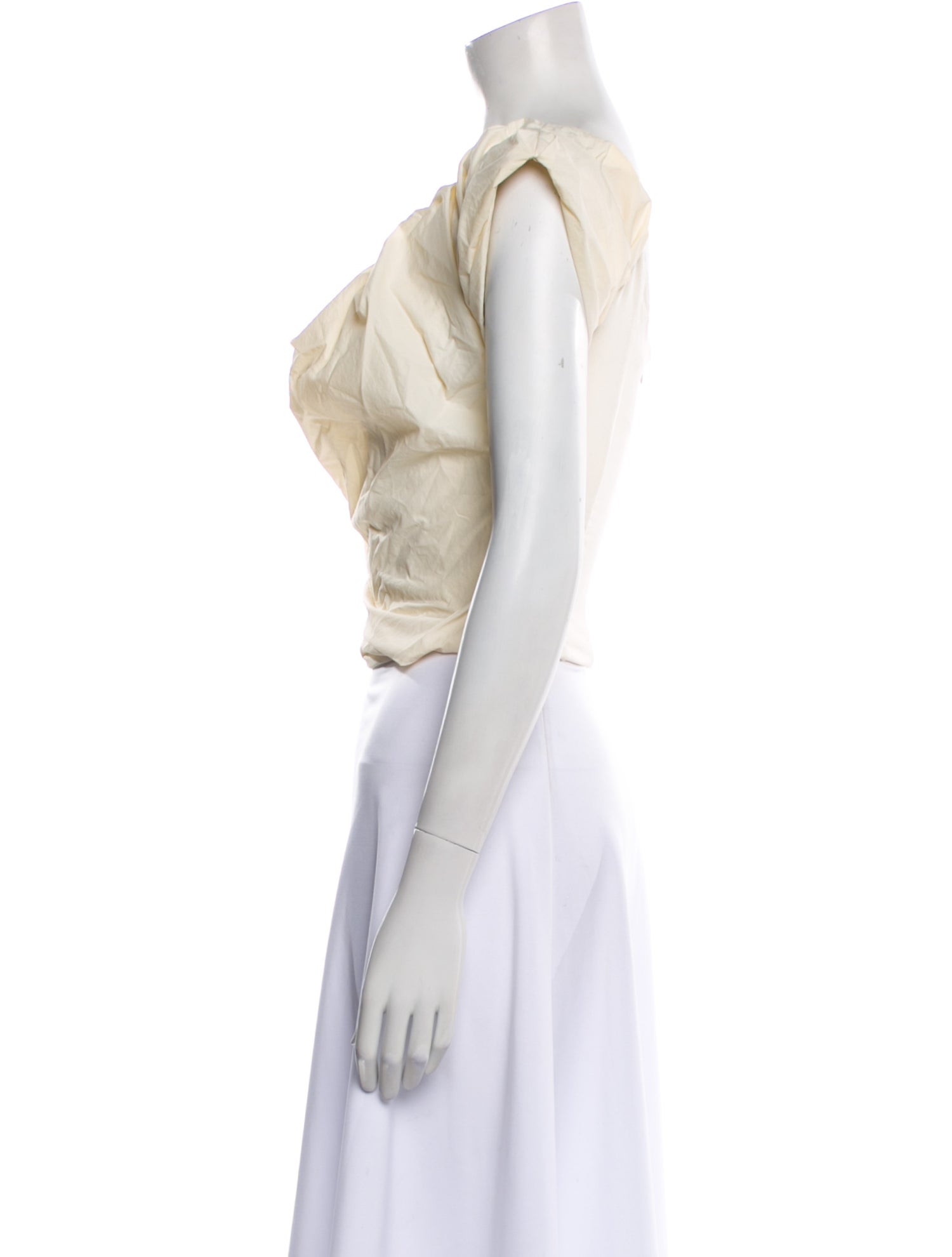 Paris Georgia V-Neck Short Sleeve Crop Top