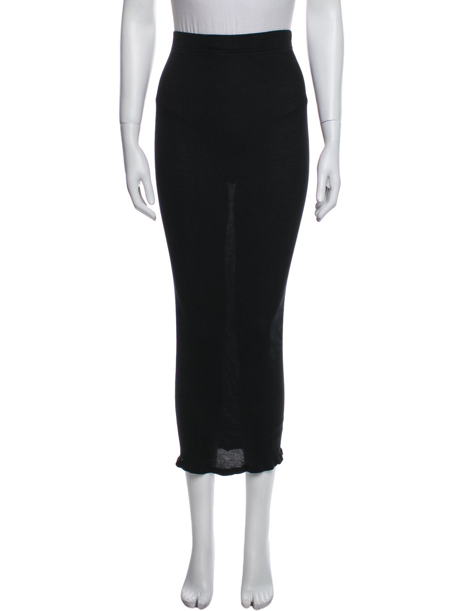 Paris Georgia Silk Midi Length Skirt