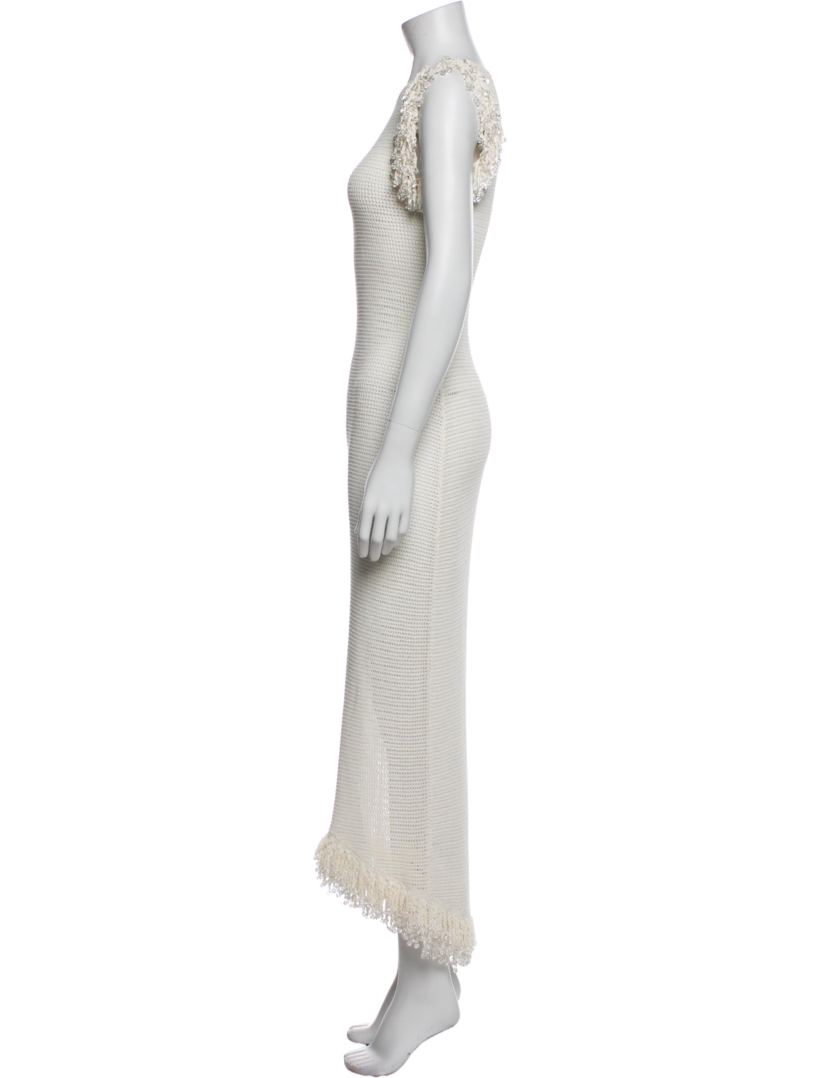 Paris Georgia Scoop Neck Long Dress