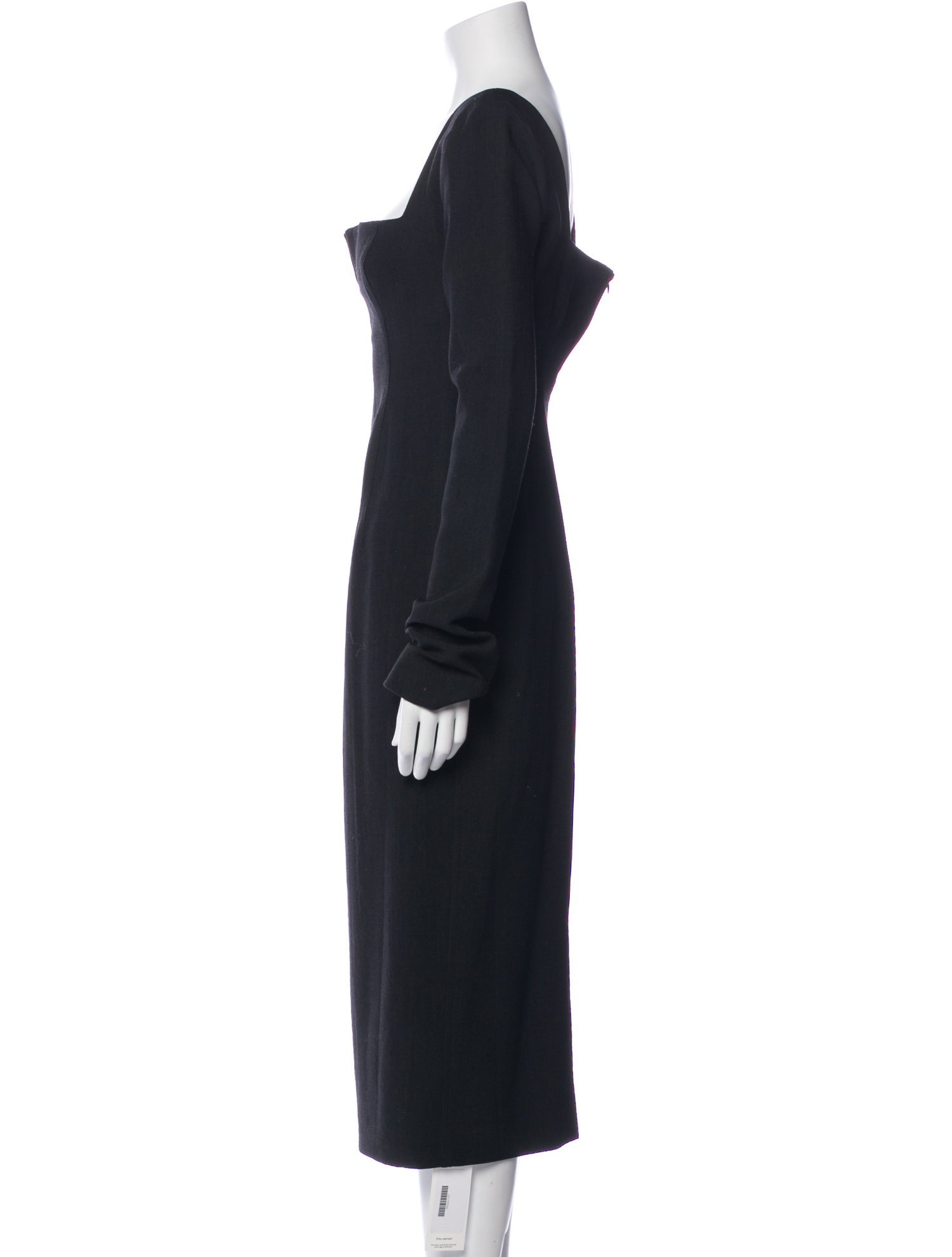 Paris Georgia Wool Midi Length Dress