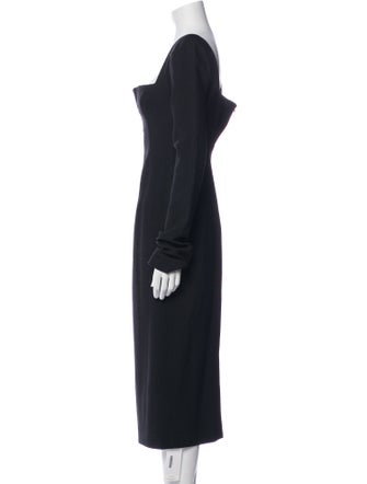 Paris Georgia Wool Midi Length Dress